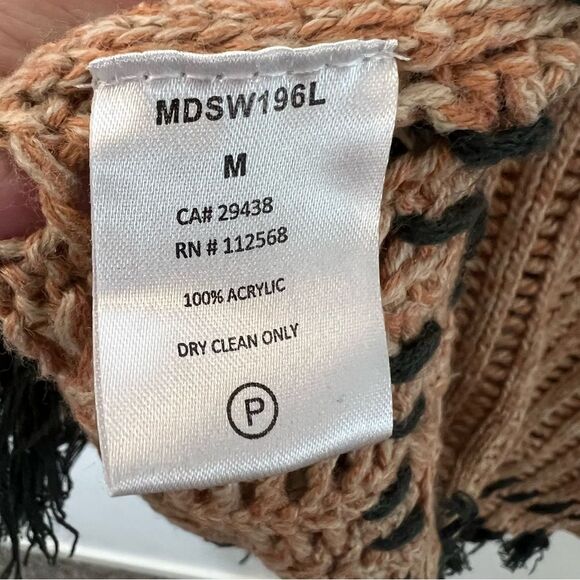Miss Me Knit Tassel Sweater Size Medium - Picture 6 of 8